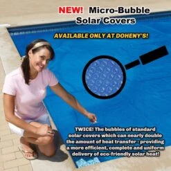 Doheny's Supreme Blue 2400 Series Micro-Bubble Solar Cover, 7 Year Warranty, 16x24 Ft Rectangular 11 Doheny's Supreme Blue 2400 Series Micro-Bubble Solar Cover, 7 Year Warranty, 16x24 Ft Rectangular -Crystal Pool Shop 01 new micro bubble solar 67