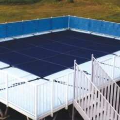 Doheny's 15 Year Mesh On-Ground Safety Cover For 16x32 Ft Rectangular Pool, Blue -Crystal Pool Shop 1348 a sq 2