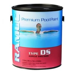 Ramuc DS Acrylic 1 Gallon Pool Paint, Aquagreen