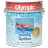 Olympic Optilon Synthetic Rubber Base Paint 1 Gallon, Black -Crystal Pool Shop 37001 d sq 2019