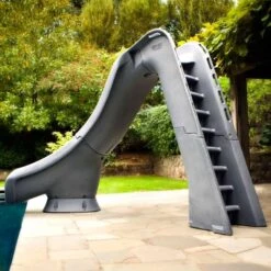 SR Smith Typhoon Pool Slide, Right Turn, Gray Granite -Crystal Pool Shop 4068 g 3