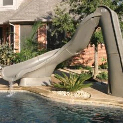 SR Smith Turbo Twister Pool Slide, Right Turn, Gray Granite 15 SR Smith Turbo Twister Pool Slide, Right Turn, Gray Granite -Crystal Pool Shop 4637 c sq 3