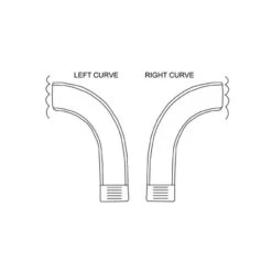 SR Smith Turbo Twister Pool Slide, Left Turn, Sandstone -Crystal Pool Shop 4637 h sq