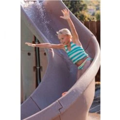 SR Smith Turbo Twister Pool Slide, Right Turn, Gray Granite 21 SR Smith Turbo Twister Pool Slide, Right Turn, Gray Granite -Crystal Pool Shop 4637 l 3