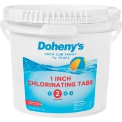 Doheny's 1 In Chlorine Tabs, 24 Lb -Crystal Pool Shop 4818 feb2023