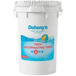 Doheny's 1 In Chlorine Tabs, 48 Lb -Crystal Pool Shop 4819 feb2023
