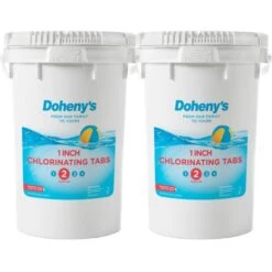 Doheny's 1 In Chlorine Tabs, 100 Lb -Crystal Pool Shop 4819q2 feb2023