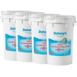 Doheny's 1 In Chlorine Tabs, 200 Lb -Crystal Pool Shop 4819q4 feb2023