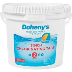 Doheny's 3 In Chlorine Tabs, 25 Lb -Crystal Pool Shop 4823 feb2023