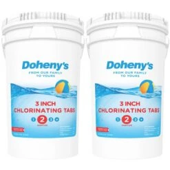 Doheny's 3 In Chlorine Tabs, 100 Lb -Crystal Pool Shop 4824q2 3inch chlor tabs 100lb