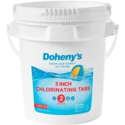 Doheny's 3 In Chlorine Tabs, 10 Lb -Crystal Pool Shop 4825 feb2023