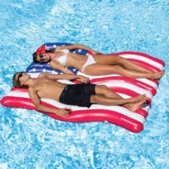 Swimline American Flag Connector Mat Set -Crystal Pool Shop 48346 b sq