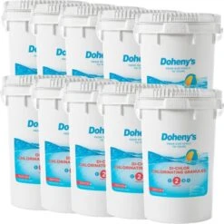 Doheny's Di-Chlor/Granular Chlorine, 500 Lb -Crystal Pool Shop 4881q10 feb2023