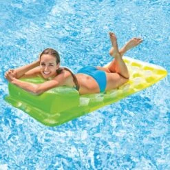 Intex 18-Pocket Fashion Lounge, Green Yellow -Crystal Pool Shop 6596 a sq 2016
