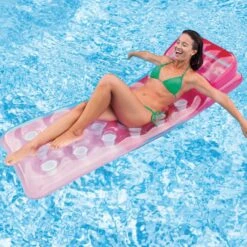 Intex 18-Pocket Fashion Lounge, Pink Orange 5 Intex 18-Pocket Fashion Lounge, Pink Orange -Crystal Pool Shop 6596 c sq 2016