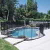 Doheny's Black Removable Pool Protection Fencing, 5x10 Ft Fence Section -Crystal Pool Shop 7454 a sq