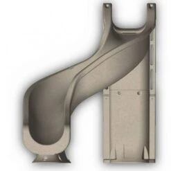 Global Pool Products Rip Tide Pool Slide, Left Turn, Grey -Crystal Pool Shop 90172 e sq 1