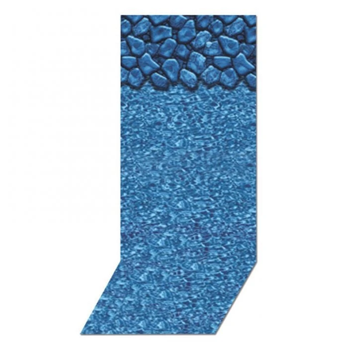 Swimline J-Hook Unibead Pool Liner, 48 In Wall, 21 Ft Round, 20 Gauge, Boulder Swirl 3 Swimline J-Hook Unibead Pool Liner, 48 In Wall, 21 Ft Round, 20 Gauge, Boulder Swirl