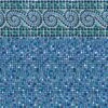 Swimline 16x32 Ft Flat Bottom 25 Gauge Rectangular Pool Liner, Indigo -Crystal Pool Shop indigo square notxt 2