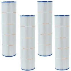 Pleatco Filtration PA106-PAK4-EC Pool Filter Cartridge Replacement For Unicel: C-7488-4, Filbur: FC-6430, OEM Part Numbers: CX880XREPAK4,4 Pack -Crystal Pool Shop pa106 pak4 ec main