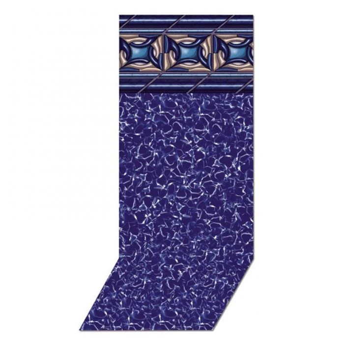 Swimline Beaded Pool Liner, 48 In Wall, 15x25 Ft Oval, 25 Gauge, Pacific Diamond 3 Swimline Beaded Pool Liner, 48 In Wall, 15x25 Ft Oval, 25 Gauge, Pacific Diamond