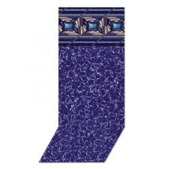 Swimline J-Hook Unibead Pool Liner, 48 In Wall, 24 Ft Round, 25 Gauge, Pacific Diamond