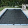 Doheny's Mesh Winter Cover For 16x34 Ft Rectangular Pools, 5 Year Warranty, With 12 Water Bags -Crystal Pool Shop rectmesh 8