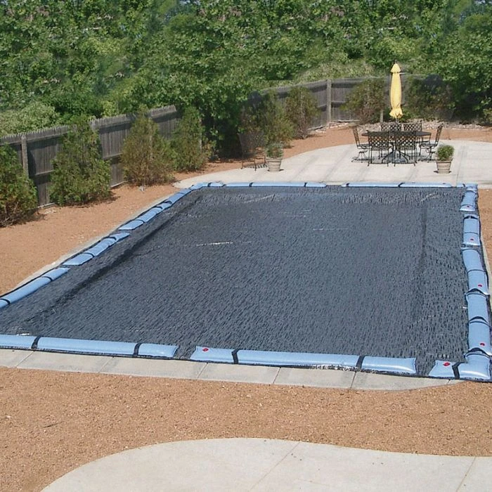 Hi-Tech Micro Mesh Winter Cover For 12x20 Ft Rectangular Pools, 8 Year Warranty, With 8 Water Bags 3 Hi-Tech Micro Mesh Winter Cover For 12x20 Ft Rectangular Pools, 8 Year Warranty, With 8 Water Bags