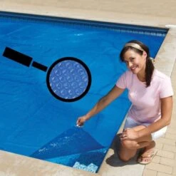 Doheny's Supreme Clear 2400 Series Micro-Bubble Solar Cover, 7 Year Warranty, 22x44 Ft Rectangular -Crystal Pool Shop solar magnify 26