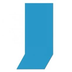 Swimline Overlap Expandable Pool Liner, 72 In Height, 15 Ft Round, Solid Blue -Crystal Pool Shop solidblue lshapenotxt 1 1