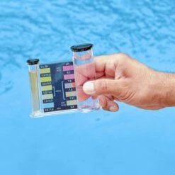 AquaChek Yellow (50) For Free Chlorine, Total Alkalinity, Cyanuric Acid (Stabilizer) & PH, 1 Pack -Crystal Pool Shop testkitsstep6 1